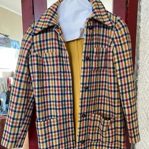 Vintage plaid jacket
